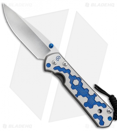 Chris Reeve Large Sebenza 21 Knife CGG Circuits (3.625" Stonewash)