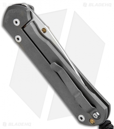 Chris Reeve Large Sebenza 21 Knife Plated  CGG (3.625" Stonewash)