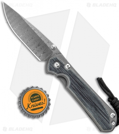 Chris Reeve Small Sebenza 31 Knife Black Micarta (2.94" Stonewash S45VN)