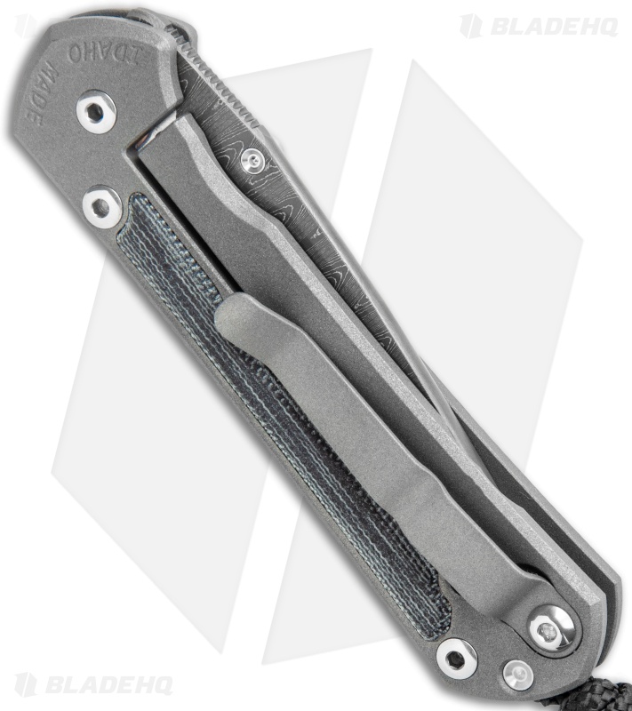 Chris Reeve Small Sebenza 31 Knife Black Micarta (2.94" Stonewash S45VN)