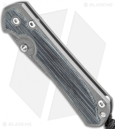 Chris Reeve Small Sebenza 31 Knife Black Micarta (2.94" Stonewash S45VN)