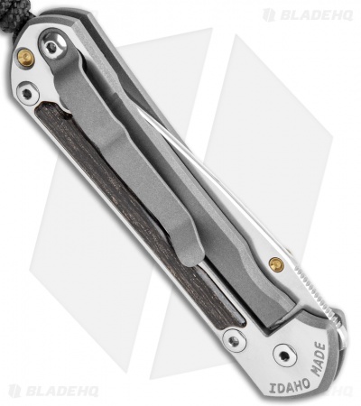 Chris Reeve Left Hand Small Sebenza 31 Bog Oak (2.94" Stonewash) S31-1101