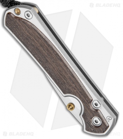 Chris Reeve Left Hand Small Sebenza 31 Bog Oak (2.94" Stonewash) S31-1101