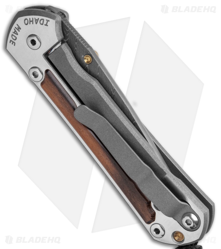 Chris Reeve Small Sebenza 31 Macassar Ebony (2.94" Boomerang Damascus)