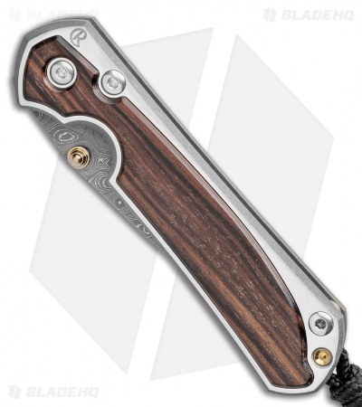 Chris Reeve Small Sebenza 31 Knife Ebony (2.94" Raindrop Damascus)