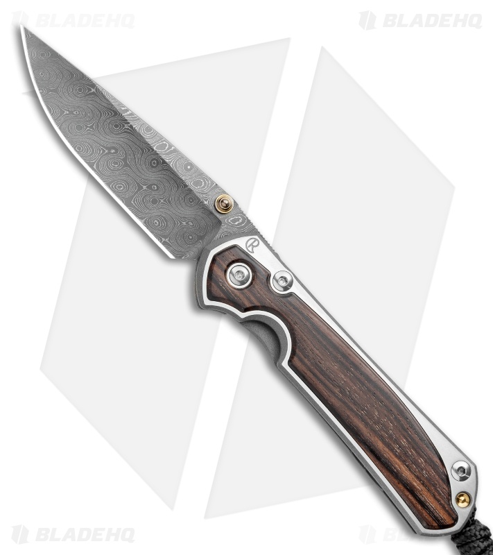 Chris Reeve Small Sebenza 31 Knife Ebony (2.94" Raindrop Damascus)