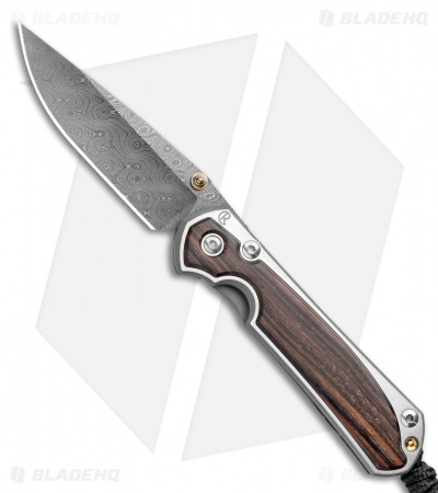 Chris Reeve Small Sebenza 31 Knife Ebony (2.94" Raindrop Damascus)