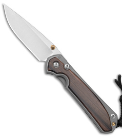 Chris Reeve Small Sebenza 31 Frame Lock Knife Macassar Ebony (2.94" SW)