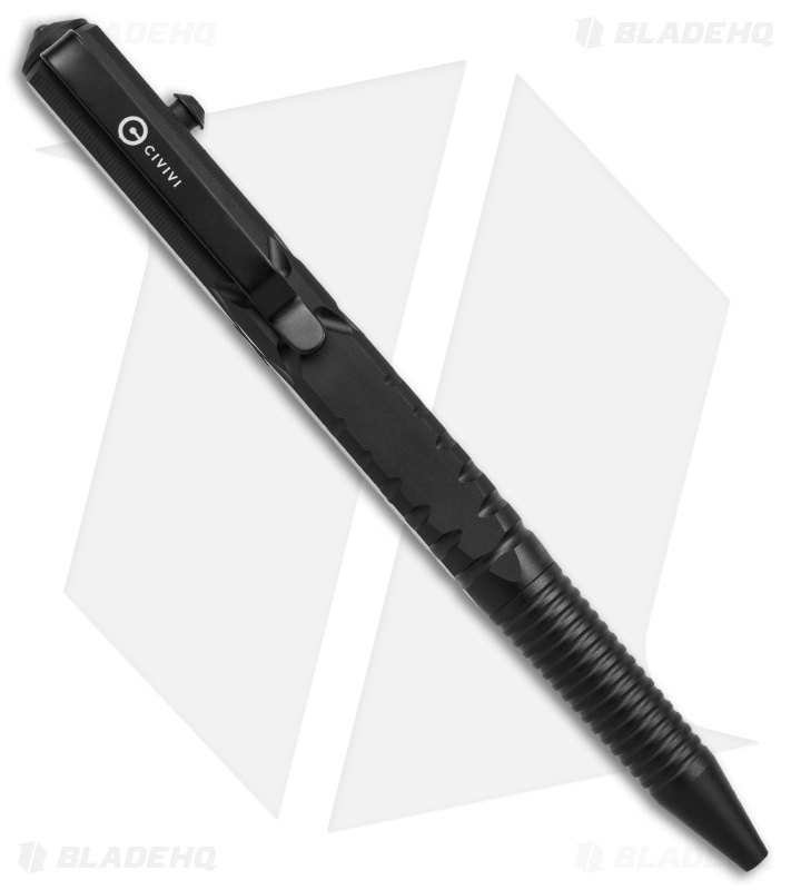 CIVIVI 3-Piece Gift Pack - Elementum C907A, Titanium Bead/Lanyard, C-Quill Pen