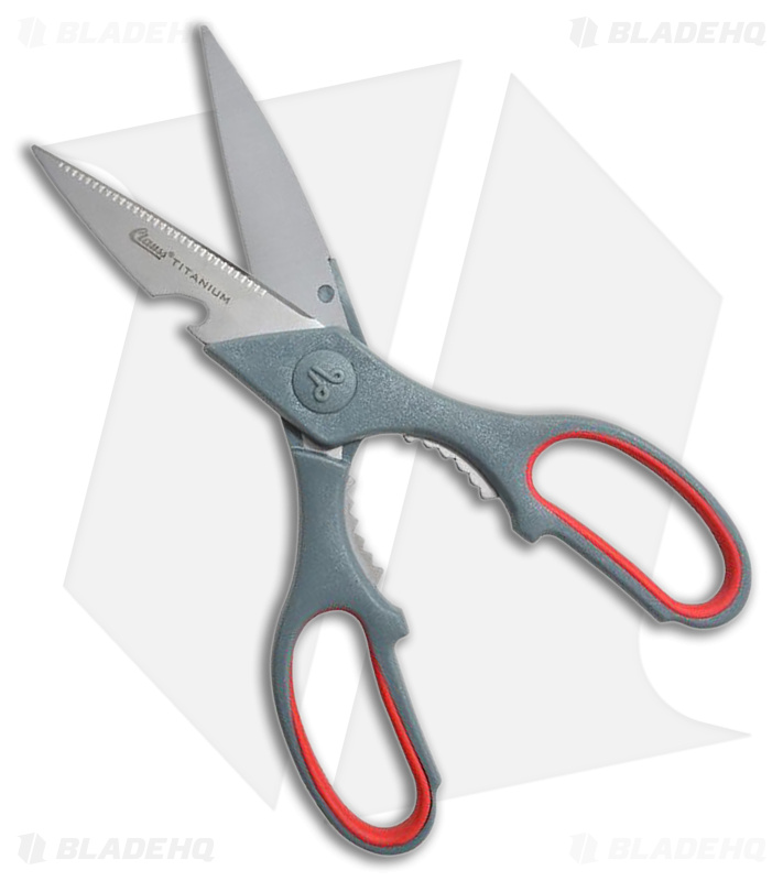 Clauss True Prof 8.25in Gray/Red Utility Scissors - Blade HQ