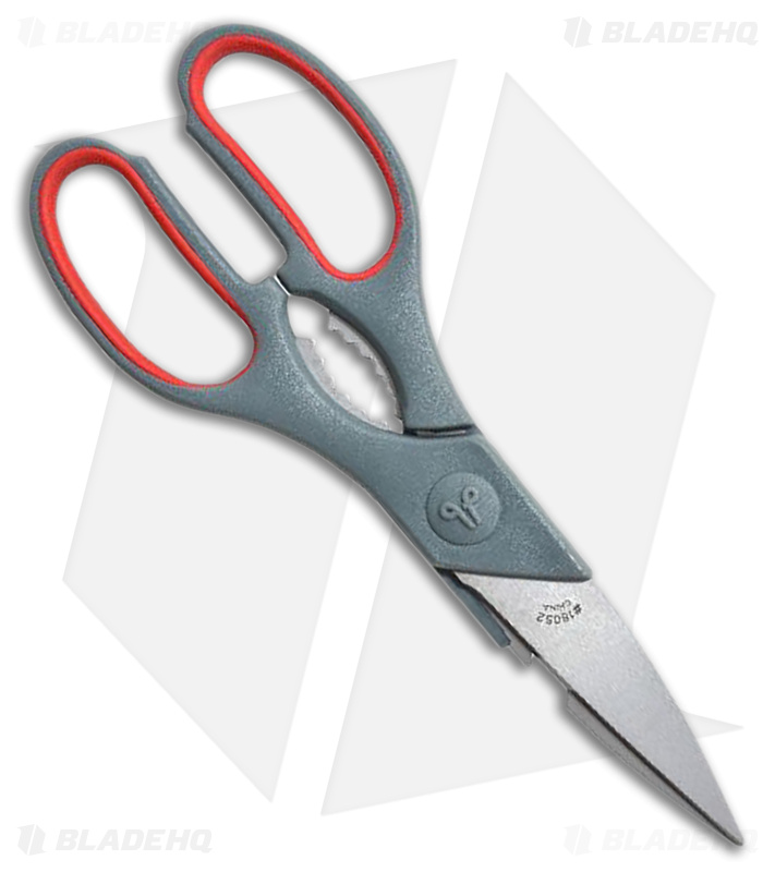 Clauss True Prof 8.25in Gray/Red Utility Scissors - Blade HQ