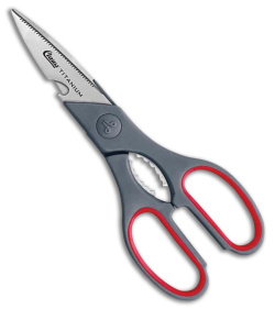 Clauss True Prof 8.25in Shears Gray/Red CL18052 Utility Scissors