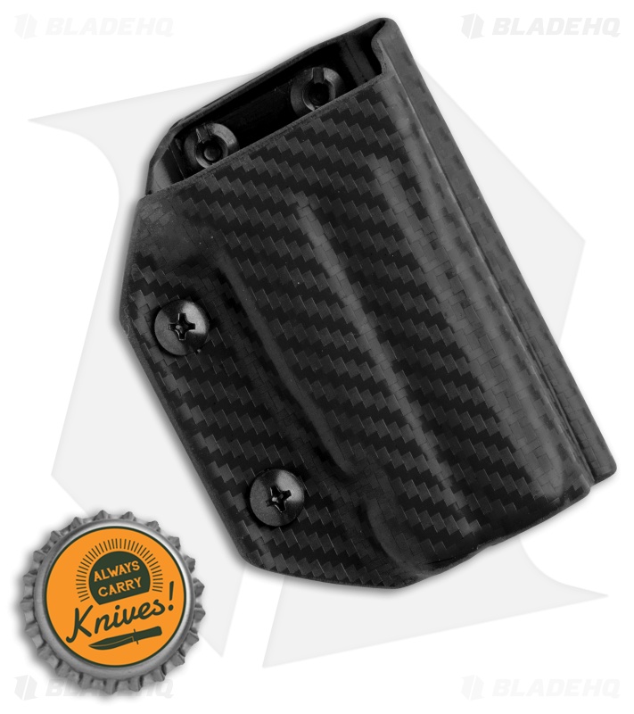 Clip & Carry Leatherman Surge Sheath - Black CF Print Kydex