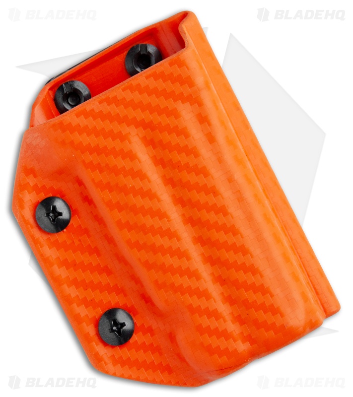 Clip & Carry Leatherman Surge Sheath - Orange CF Print Kydex