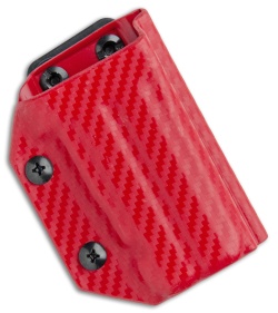 Clip & Carry Leatherman Surge Sheath - Red CF Print Kydex