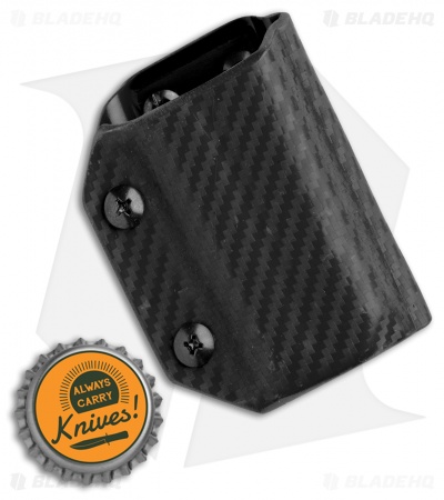 Clip & Carry Leatherman Wave / Wave+ Sheath - Black Carbon Fiber Print Kydex