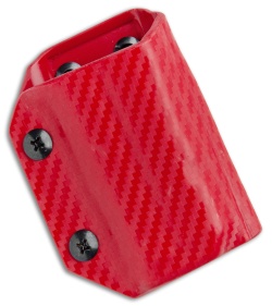 Clip & Carry Leatherman Wave / Wave+ Sheath - Red Carbon Fiber Print Kydex