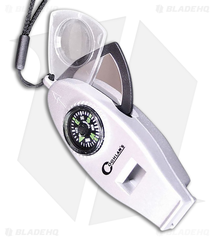 Coghlan's Six Function Whistle/Compass/Thermometer Multi-Tool - Gray