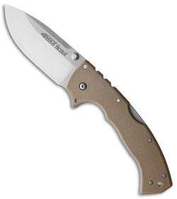 Cold Steel 4-Max Scout Tri-Ad Lock Knife Desert Tan Griv-Ex (4" SW) 62RQDTSW