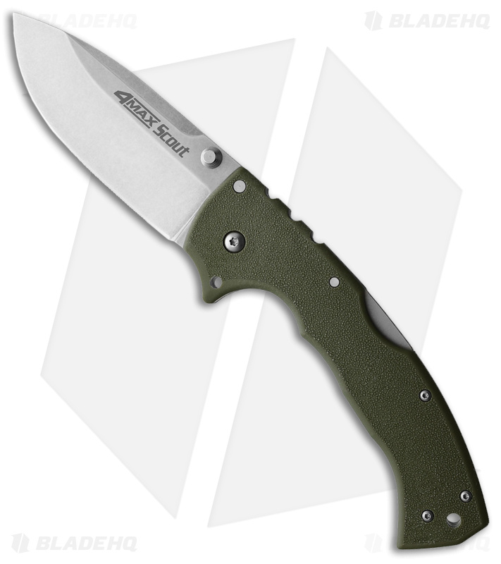 Cold Steel 4 Max Scout Knife OD Green (4