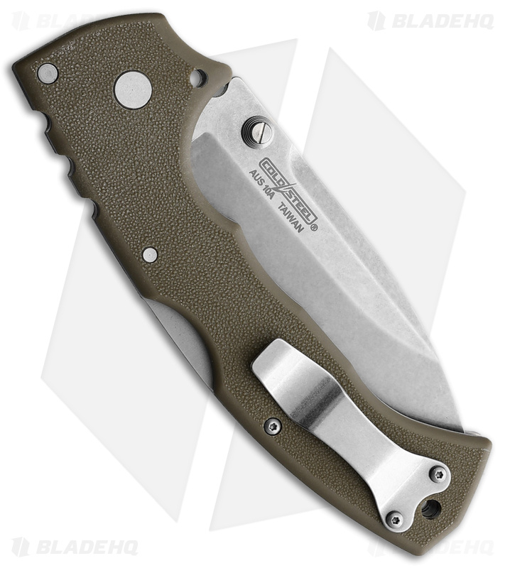 Cold Steel 4-Max Scout Tri-Ad Lock Knife Dark Earth Griv-Ex (4" SW) 62RQDESW