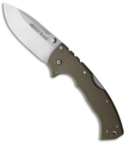 Cold Steel 4-Max Scout Tri-Ad Lock Knife Dark Earth Griv-Ex(4" SW)62RQDESW*DISC*