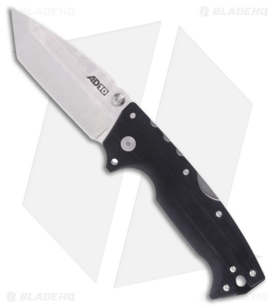 Cold Steel Demko AD-10 Tanto Tri-Ad Lock Knife Black G-10 (3.5" Satin S35VN)