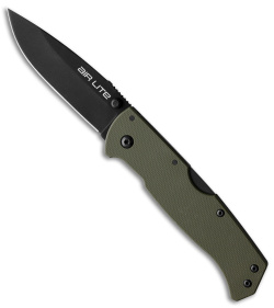 Cold Steel Air Lite Drop Point Lockback Knife OD Green G-10 (3.4" Black)