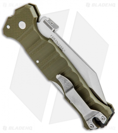 Cold Steel Immortal Lockback Knife OD Green G-10 (4" Satin S35VN) 23HVG