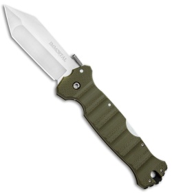 Cold Steel Immortal Lockback Knife OD Green G-10 (4" Satin S35VN) 23HVG