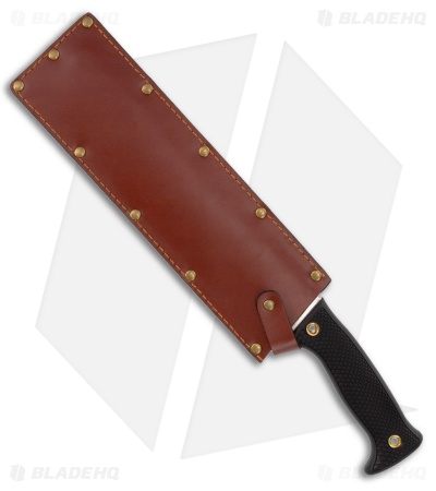 Cold Steel Jimmi Slash Chopper Fixed Blade Knife Black Polymer (10" Satin)