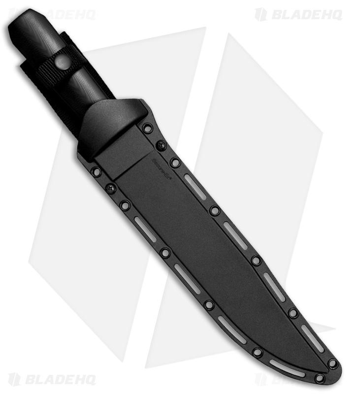 Cold Steel Laredo Bowie Fixed Knife Black Micarta (10.5" Satin 4034) 39LME4 