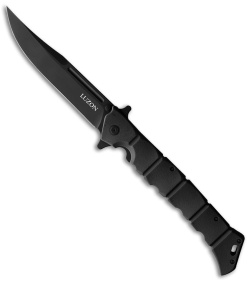 Cold Steel Large Luzon Folding Flipper Knife Black GFN (6" Black)