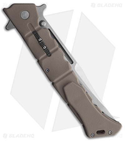 Cold Steel Large Luzon Folding Flipper Knife Dark Earth GFN (6" Black)