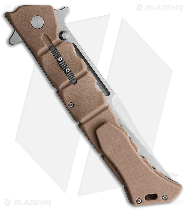 Cold Steel Large Luzon Folding Flipper Knife Desert Tan GFN (6" Satin)