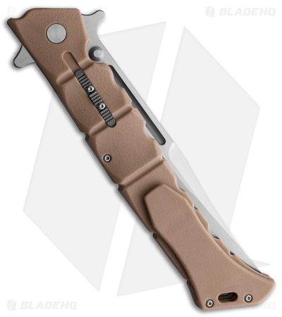 Cold Steel Large Luzon Folding Flipper Knife Desert Tan GFN (6" Satin)