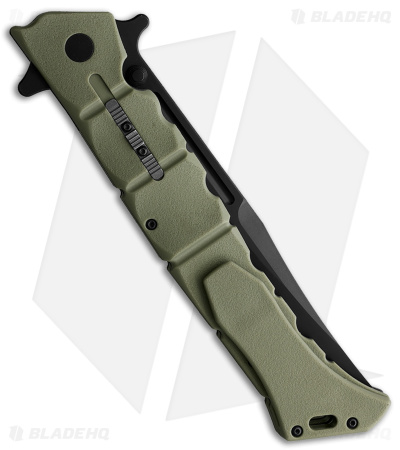 Cold Steel Large Luzon Folding Flipper Knife OD Green GFN (6" Black)