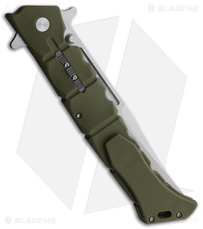 Cold Steel Large Luzon Folding Flipper Knife OD Green GFN (6" Satin)
