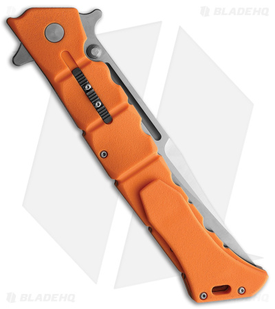 Cold Steel Large Luzon Folding Flipper Knife Orange GFN (6" Satin)