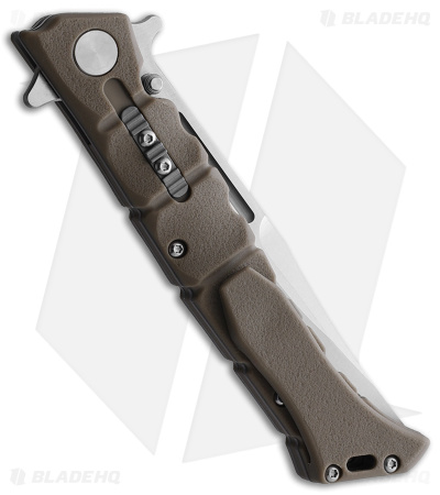 Cold Steel Medium Luzon Folding Pocket Knife Dark Earth Brown GFN (4" Satin) 