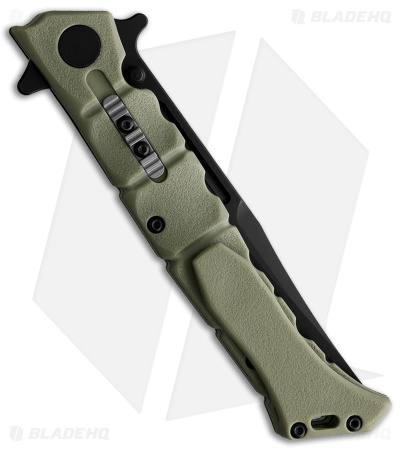 Cold Steel Medium Luzon Folding Pocket Knife Olive Drab Green GFN (4" Black) 