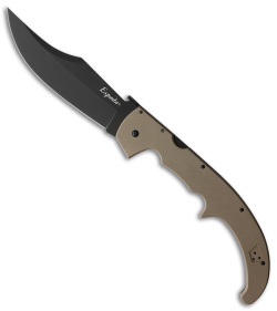 Cold Steel Espada XL Lockback Knife Dark Earth G-10 (7.5" Black) 62MGCDEBK