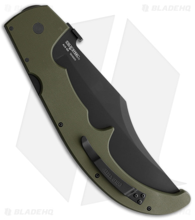 Cold Steel Espada XL Lockback Knife OD Green G-10 (7.5" Black) 62MGCODBK
