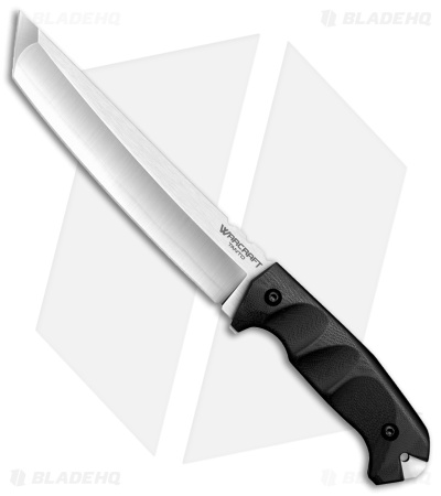 Cold Steel Warcraft Tanto Fixed Blade Knife Black G-10 (7.5" Satin) 