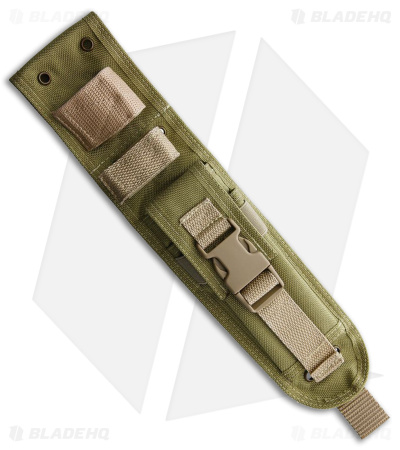Combative Edge Salus Fixed Blade Green Micarta (5.8" Stonewash) 