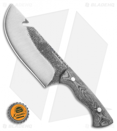 Condor Bush Slicer Fixed Blade Knife Black Micarta (6.5" Gray)