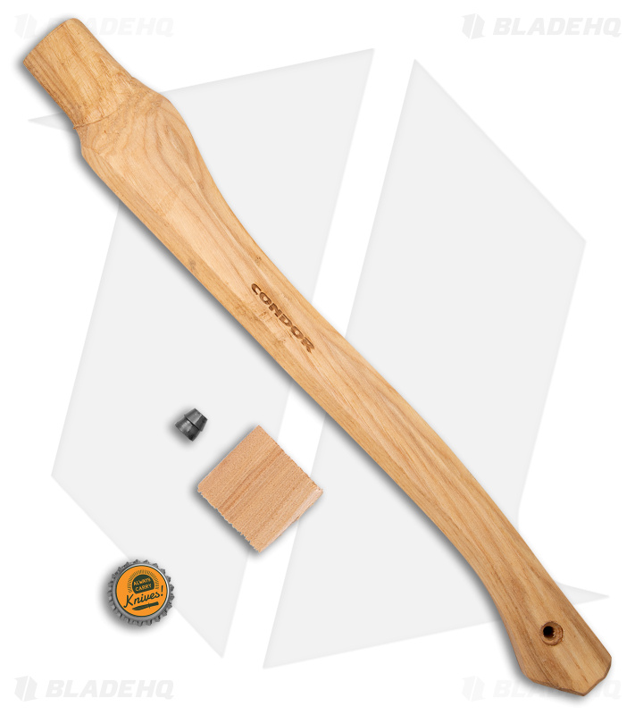 Condor Greenland Axe Replacement Handle Hickory Wood Heritage 19"