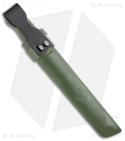 Condor Bushglider Fixed Blade Knife Green Plastic (4.25" Gray) CTK3949-4.2HC
