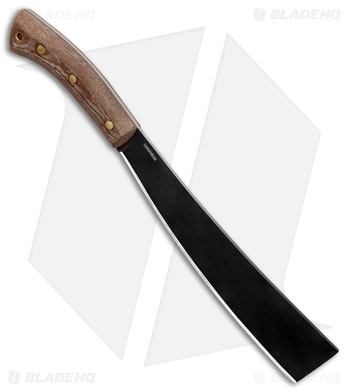 Condor Cambodian Machete Fixed Blade Knife Tan Micarta (10.5" Natural)