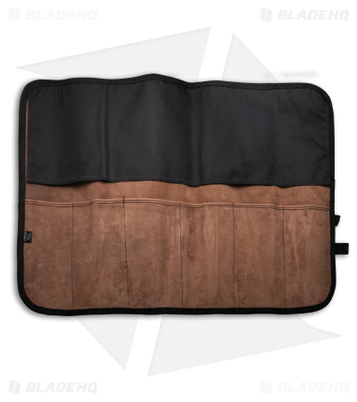 Condor Carry Machete Roll Black Canvas - Inner Brown Leather 